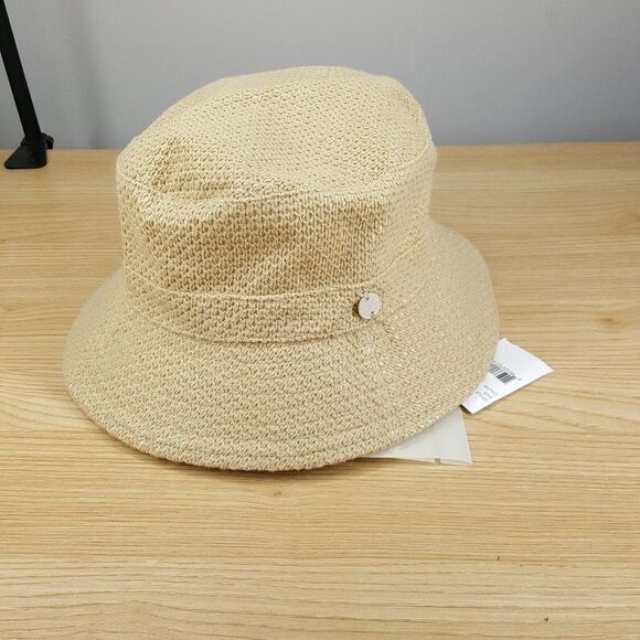 OUR LEGACY Bucket Hat Mens Tan Robe Weave Lined - Picture 1 of 5